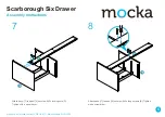 Предварительный просмотр 5 страницы Mocka Scarborough Six Drawer Assembly Instructions Manual