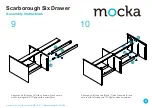 Предварительный просмотр 6 страницы Mocka Scarborough Six Drawer Assembly Instructions Manual