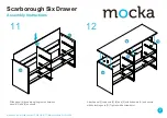 Предварительный просмотр 7 страницы Mocka Scarborough Six Drawer Assembly Instructions Manual