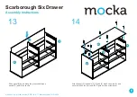 Предварительный просмотр 8 страницы Mocka Scarborough Six Drawer Assembly Instructions Manual