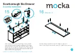 Предварительный просмотр 9 страницы Mocka Scarborough Six Drawer Assembly Instructions Manual