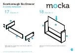 Предварительный просмотр 10 страницы Mocka Scarborough Six Drawer Assembly Instructions Manual