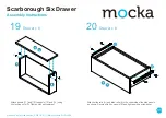 Предварительный просмотр 11 страницы Mocka Scarborough Six Drawer Assembly Instructions Manual