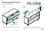 Предварительный просмотр 12 страницы Mocka Scarborough Six Drawer Assembly Instructions Manual