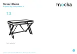 Предварительный просмотр 8 страницы Mocka Scout Desk Assembly Instructions Manual