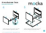 Предварительный просмотр 4 страницы Mocka Sintra Bedside Table Assembly Instructions Manual