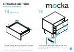 Предварительный просмотр 9 страницы Mocka Sintra Bedside Table Assembly Instructions Manual