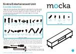 Предварительный просмотр 1 страницы Mocka Sintra Entertainment Unit Assembly Instructions Manual