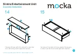 Предварительный просмотр 9 страницы Mocka Sintra Entertainment Unit Assembly Instructions Manual