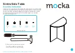 Mocka Sintra Side Table Assembly Instructions предпросмотр