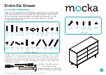 Mocka Sintra Six Drawer Assembly Instructions Manual предпросмотр