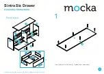 Предварительный просмотр 2 страницы Mocka Sintra Six Drawer Assembly Instructions Manual