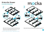 Предварительный просмотр 3 страницы Mocka Sintra Six Drawer Assembly Instructions Manual