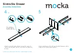 Предварительный просмотр 4 страницы Mocka Sintra Six Drawer Assembly Instructions Manual