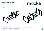 Предварительный просмотр 5 страницы Mocka Sintra Six Drawer Assembly Instructions Manual