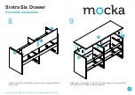 Предварительный просмотр 6 страницы Mocka Sintra Six Drawer Assembly Instructions Manual