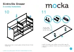 Предварительный просмотр 7 страницы Mocka Sintra Six Drawer Assembly Instructions Manual