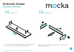 Предварительный просмотр 9 страницы Mocka Sintra Six Drawer Assembly Instructions Manual