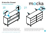 Предварительный просмотр 12 страницы Mocka Sintra Six Drawer Assembly Instructions Manual