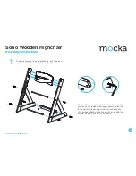 Предварительный просмотр 3 страницы Mocka Soho Wooden Highchair Assembly Manual