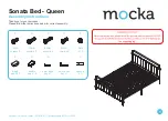 Предварительный просмотр 1 страницы Mocka Sonata Bed Queen Assembly Instructions