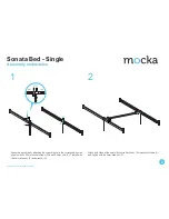 Preview for 2 page of Mocka Sonata Bed Assembly Instructions