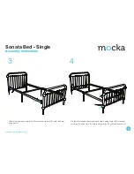 Preview for 3 page of Mocka Sonata Bed Assembly Instructions