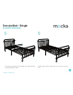 Preview for 4 page of Mocka Sonata Bed Assembly Instructions