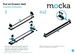 Preview for 3 page of Mocka Soren Queen bed Assembly Instructions Manual