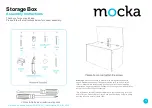 Предварительный просмотр 1 страницы Mocka Storage Box Assembly Instructions