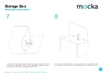 Предварительный просмотр 5 страницы Mocka Storage Box Assembly Instructions