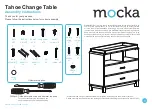 Предварительный просмотр 1 страницы Mocka Tahoe Change Table Assembly Instructions Manual