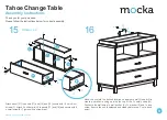 Предварительный просмотр 9 страницы Mocka Tahoe Change Table Assembly Instructions Manual