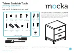 Предварительный просмотр 1 страницы Mocka Tahoe Series Assembly Instructions Manual