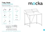 Mocka Toby Desk Assembly Instructions предпросмотр