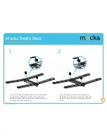 Предварительный просмотр 2 страницы Mocka Trestle Desk Assembly Instructions