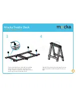 Предварительный просмотр 3 страницы Mocka Trestle Desk Assembly Instructions