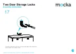 Предварительный просмотр 10 страницы Mocka Two Door Storage Locka Assembly Instructions Manual