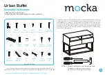 Предварительный просмотр 1 страницы Mocka Urban Buffet Assembly Instructions Manual