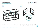 Предварительный просмотр 3 страницы Mocka Urban Buffet Assembly Instructions Manual