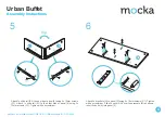 Предварительный просмотр 4 страницы Mocka Urban Buffet Assembly Instructions Manual