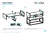 Предварительный просмотр 5 страницы Mocka Urban Buffet Assembly Instructions Manual