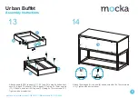 Предварительный просмотр 8 страницы Mocka Urban Buffet Assembly Instructions Manual