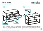 Предварительный просмотр 9 страницы Mocka Urban Buffet Assembly Instructions Manual