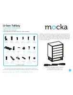 Предварительный просмотр 1 страницы Mocka Urban Tallboy Assembly Instructions Manual