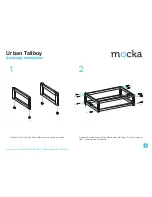 Предварительный просмотр 2 страницы Mocka Urban Tallboy Assembly Instructions Manual