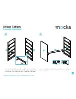 Предварительный просмотр 4 страницы Mocka Urban Tallboy Assembly Instructions Manual