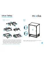 Предварительный просмотр 7 страницы Mocka Urban Tallboy Assembly Instructions Manual