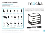 Preview for 1 page of Mocka Urban Three Drawer Assembly Instructions Manual