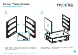 Preview for 4 page of Mocka Urban Three Drawer Assembly Instructions Manual